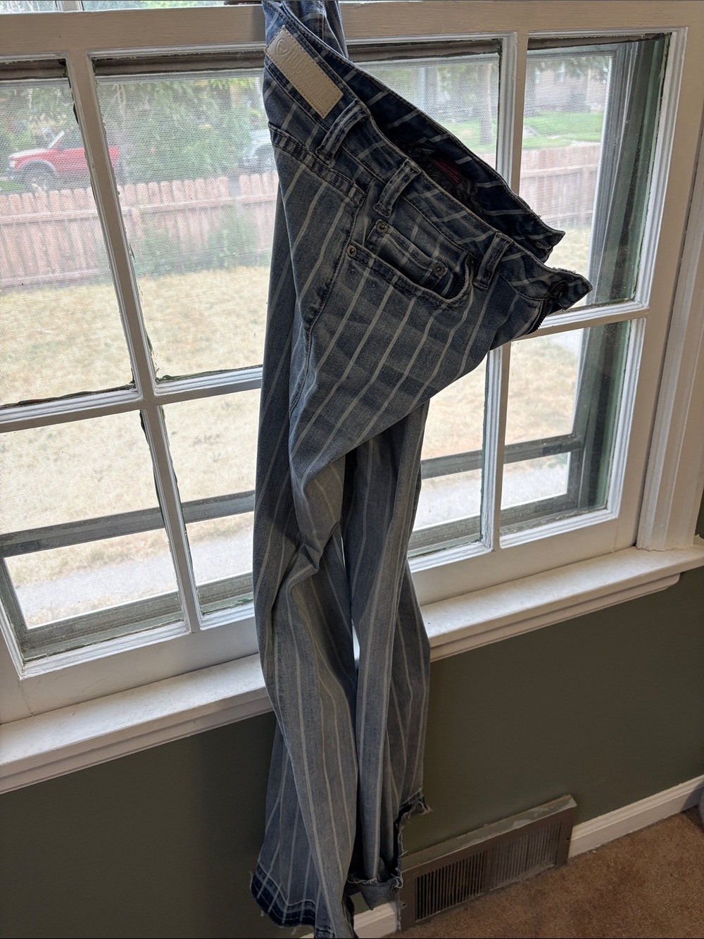 Rock & Roll denim high rise trouser W29 L34